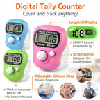 IshwarRoop Digital Tally Counter - Pack of 3 | Hand Held Counter for Meditation and Japa Counting
