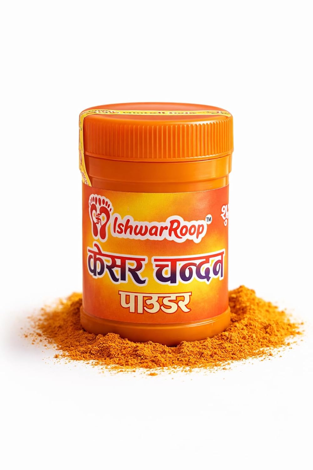 IshwarRoop Kesar Chandan Powder - Pure Saffron Sandalwood Powder for Pooja & Tilak -30gm