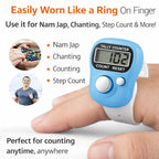 IshwarRoop Digital Tally Counter - Pack of 3 | Hand Held Counter for Meditation and Japa Counting