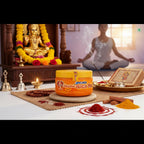 IshwarRoop Kesar Saffron Chandan Tilak 50gm - Pure Saffron Sandalwood Paste for Pooja