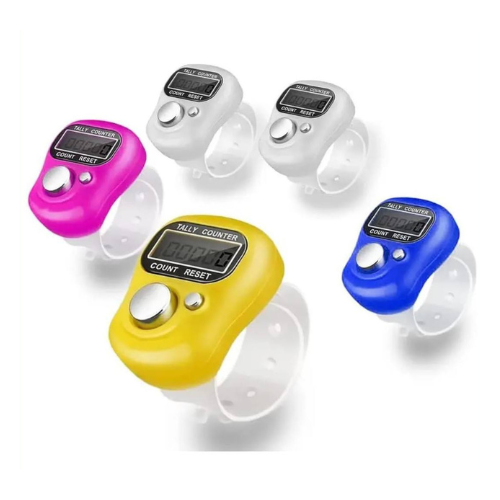 IshwarRoop Digital Tally Counter - Pack of 5 | Hand Held Counter for Meditation and Japa Counting