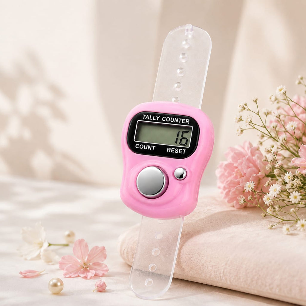 IshwarRoop Digital Tally Counter - Pack of 1 | Hand Held Counter for Meditation and Japa Counting