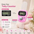IshwarRoop Digital Tally Counter - Pack of 3 | Hand Held Counter for Meditation and Japa Counting