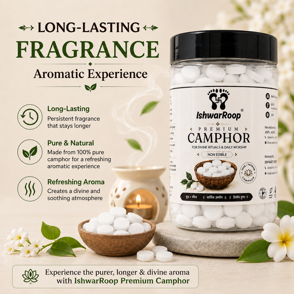 Pure & Natural Kapoor | Premium Camphor for Pooja -130gm