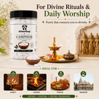 Pure & Natural Kapoor | Premium Camphor for Pooja -130gm
