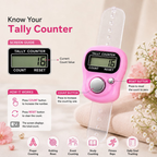 IshwarRoop Digital Tally Counter - Pack of 4 | Hand Held Counter for Meditation and Japa Counting